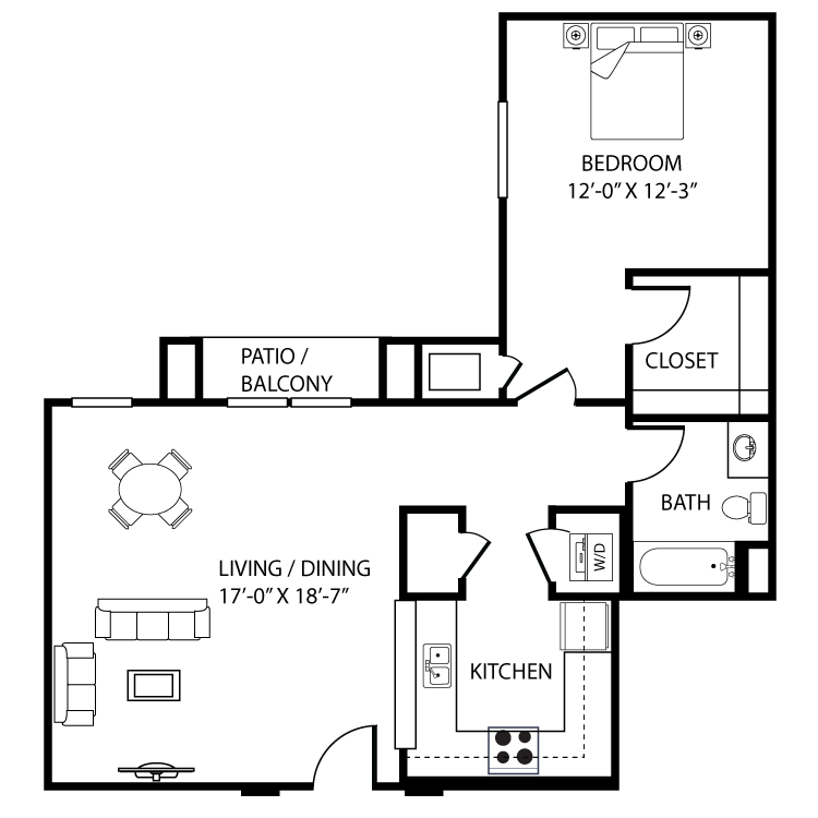 Sorrento-C2 - 894 sqft